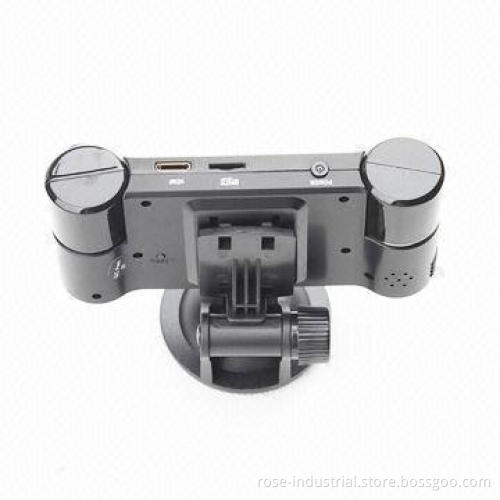 Car Black Box/DVR with Dual-camera Full HD 1,080 Pixels H.264, 2.7-inch Screen